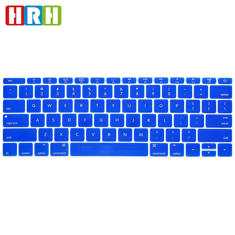 Colored Laptop Keyboard Skin US Silicone Keyboard Cover Film custom keyboard skin For Macbook 12 a1534 skins