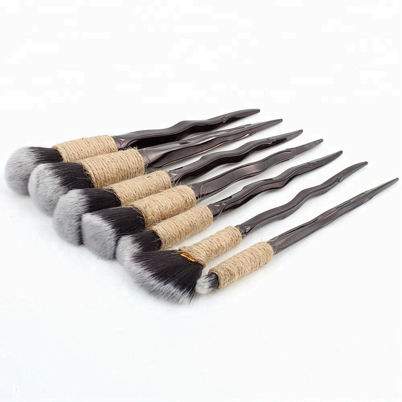 Ms custom winding 7pcs make up brush set makeup kit