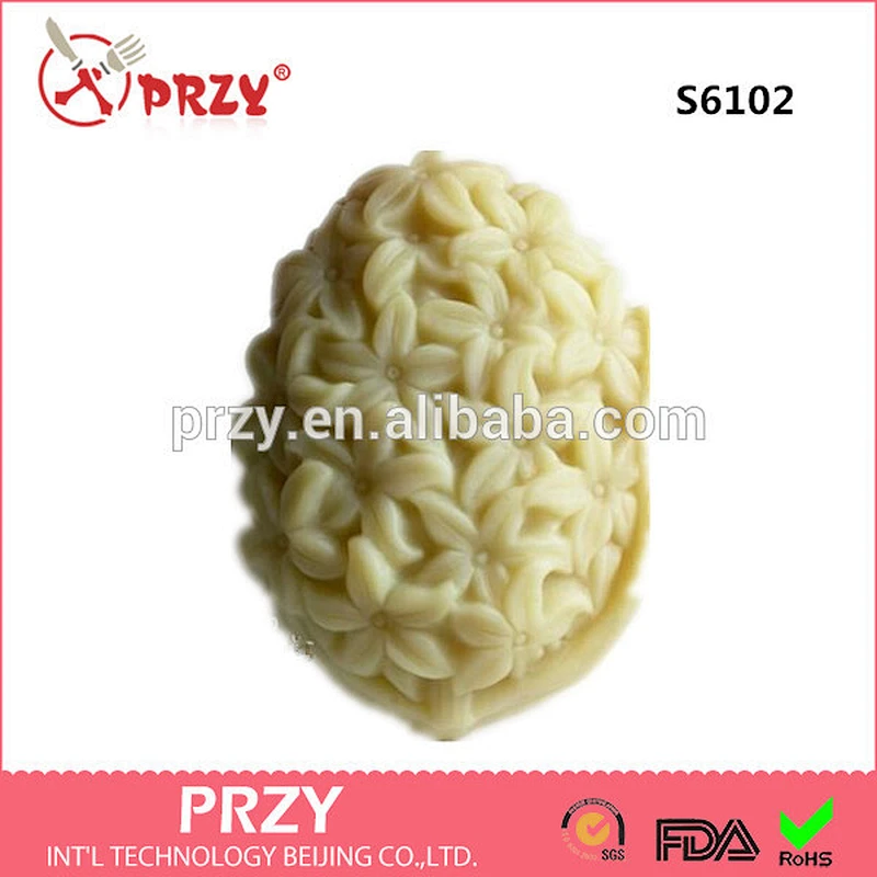 Blooming Flowers Silicone Soap Mold