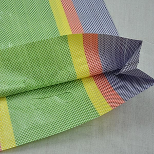 Guaranteed quality pp woven packaging rainbow fashion shopping bag