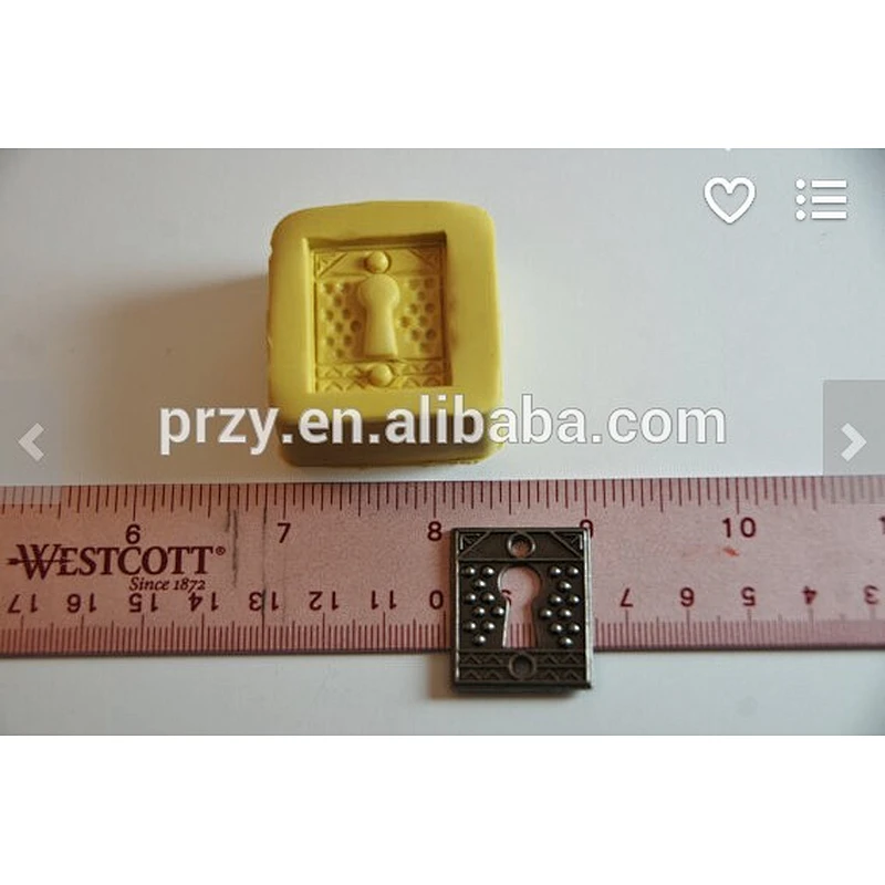 2015 hotsale Rectangle Keyhole Plate cake decor silicone cake mold