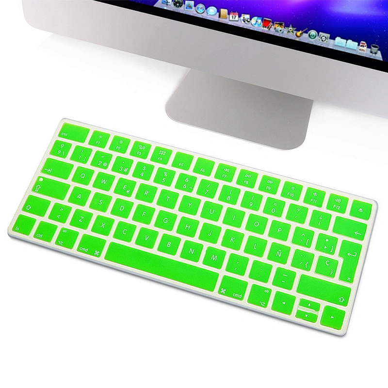 Bluetooth spanish keyboard cover Silicone Laptop Keyboard Protective Film For Magic Keyboard MLA22LLB/A European Version