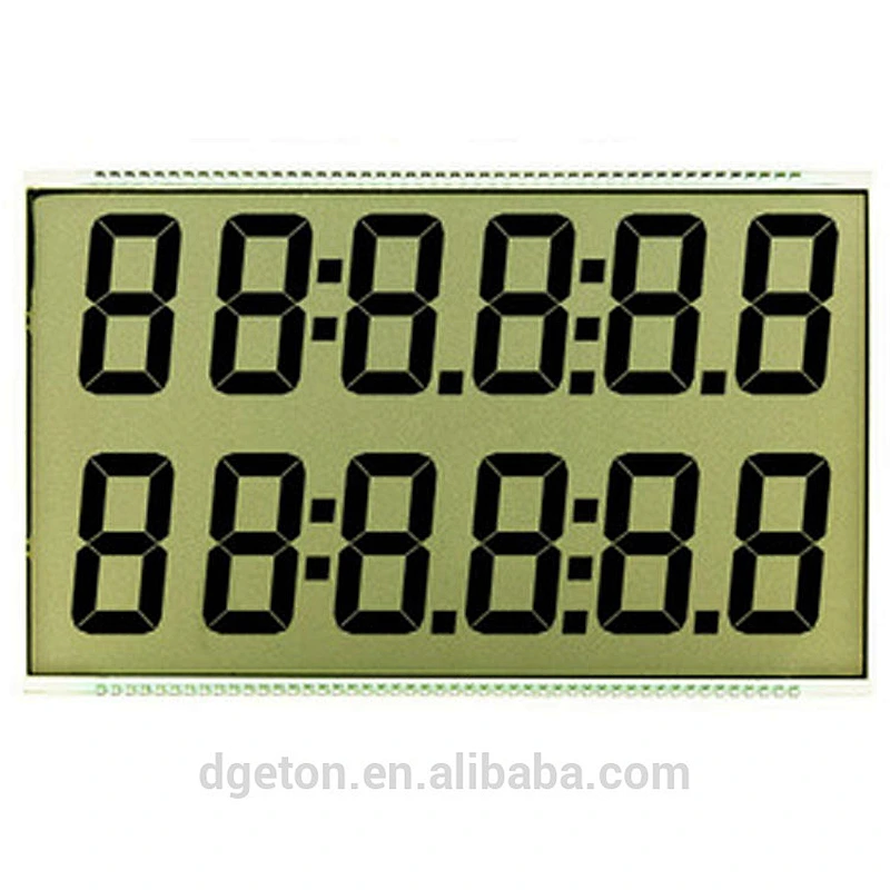 3 5 12 20 22 digits 7 segment lcd display screen OEM factory