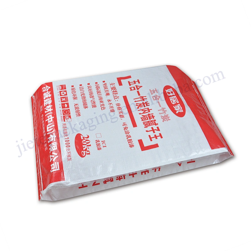 Construction use bopp laminated 20kg pp woven cement for building bag