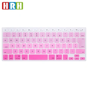 Rainbow custom silicone keyboard cover Keyboard Protective Film laptop skin For macbook Pro 13 English Keyboard Skin