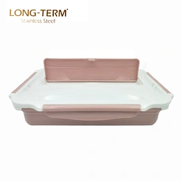 SS Leakproof 4 Compartment Bento Lunch Box For Kids