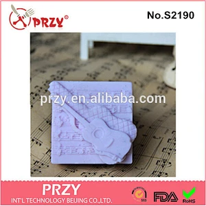 DIY handmade guitar silicone molds for soap making