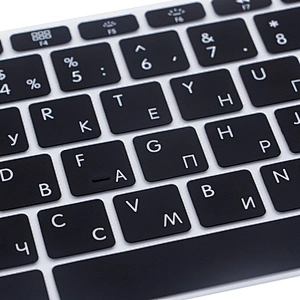 Spanish English Russian Silicone Keyboard Skin Cover for Macbook pro 12'' 13'' Newest Design Silky  Anti-static Keyboard Protect