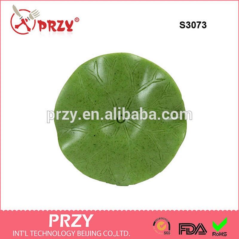 S3073 3d handmade silicone soap mold/ lotus leaf shape mold
