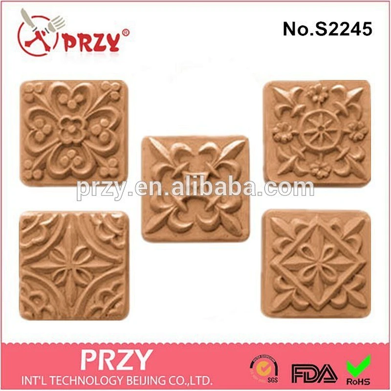 Guest Medieval Tiles silicone soap molds for soap making