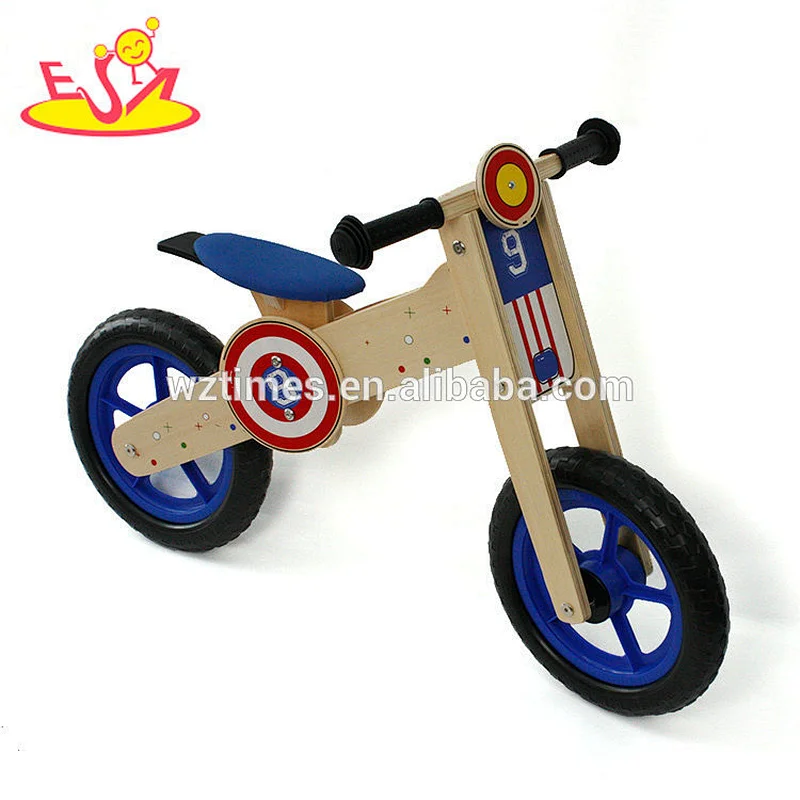 Best design custom wooden kids balance bike without pedal W16C181