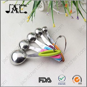 Hot Selling 2017 Amazon Stainless Steel Measuring Spoons Set Of 4
