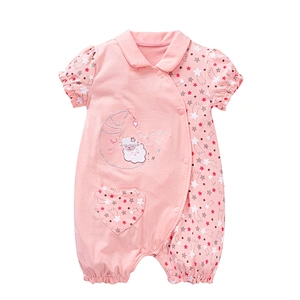 new design manufactory short sleeve romper baby Newborn clothes jumpsuit