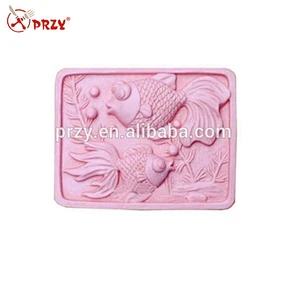PR027 2015 DIY handmade goldfish silicone molds for soap making