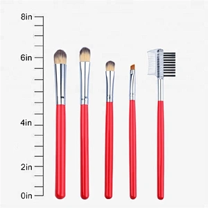 High Quality 10pcs Mini Portable Travel Makeup Brush Set With Make Up Brush Pouch