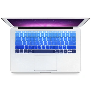 Custom Ombre Color silicone keyboard protector korean keyboard cover For macbook air laptop for Mac 12 new pro 13 A1708