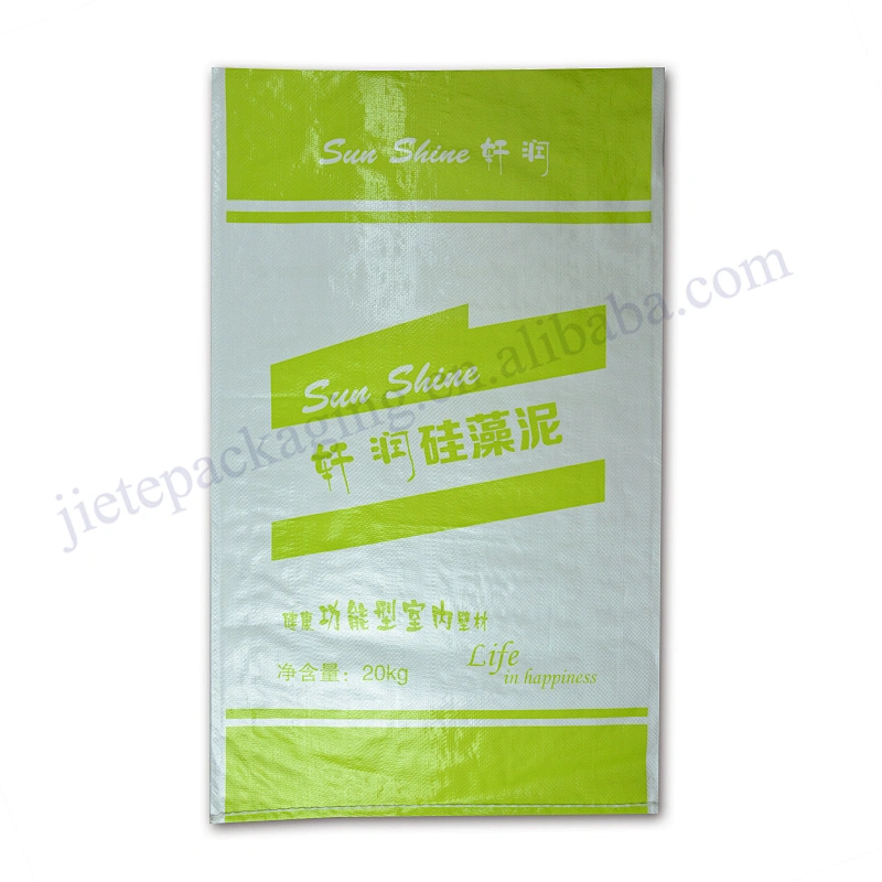 High quality white plastic bopp laminated pp woven cement industrial bag