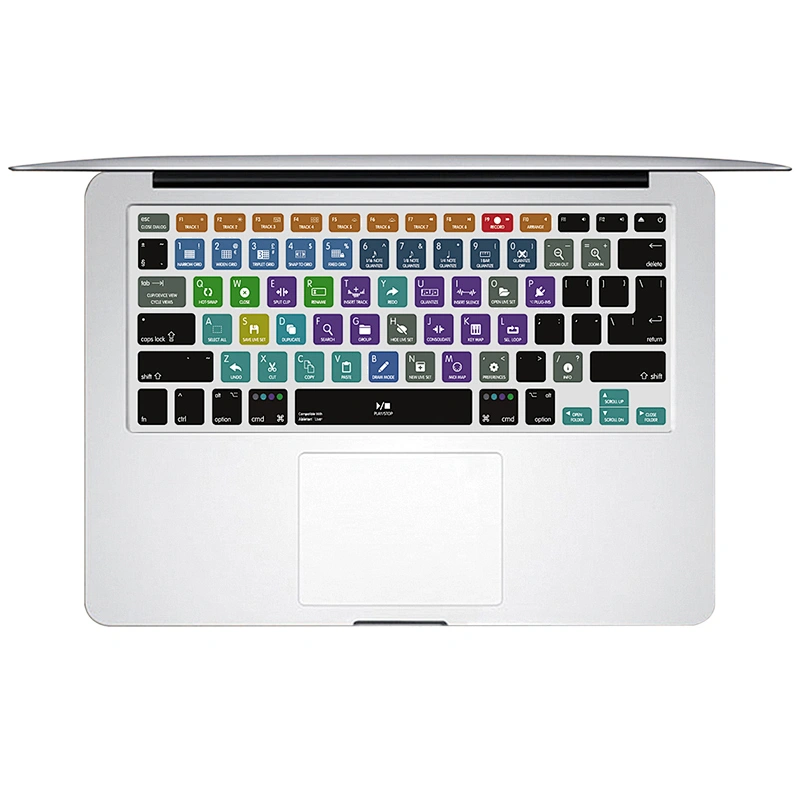 Ableton Live Functional Hotkey Shortcut TPU Keyboard Skin Cover for Macbook Pro Air Retina 13