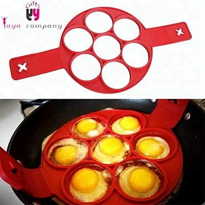 Wholesale FDA Approved 7 holes Muffin Pan Silicone Cake Mould
