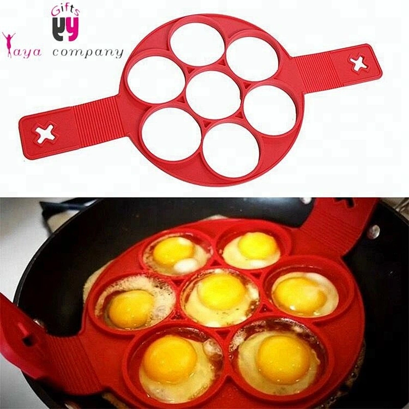 Wholesale FDA Approved 7 holes Muffin Pan Silicone Cake Mould