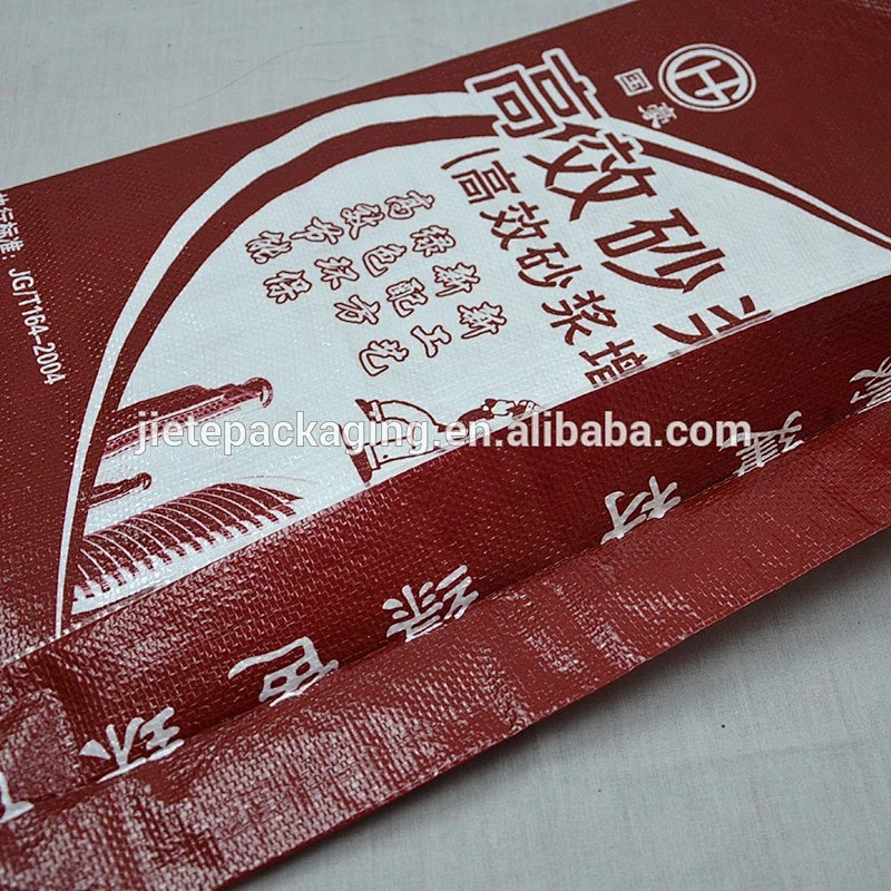 dampproof standard high quality pp woven putty powder, cement, mortar bag