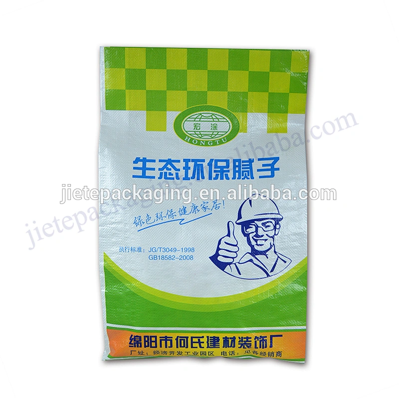 Industrial and building use 25kg empty bopp laminated pp woven cement packing bag