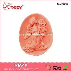 Pray Angel Silicone Mold for Soap , Angel Girl Silicone Mold for Soap