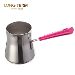 L102882 Long Bakelite Handle Stainless Steel Arabic Coffee Warmer