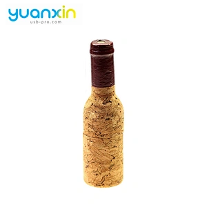 Bulk Wine Bottle Shape 2Gb Dollar Wooden Usb Flash Drive