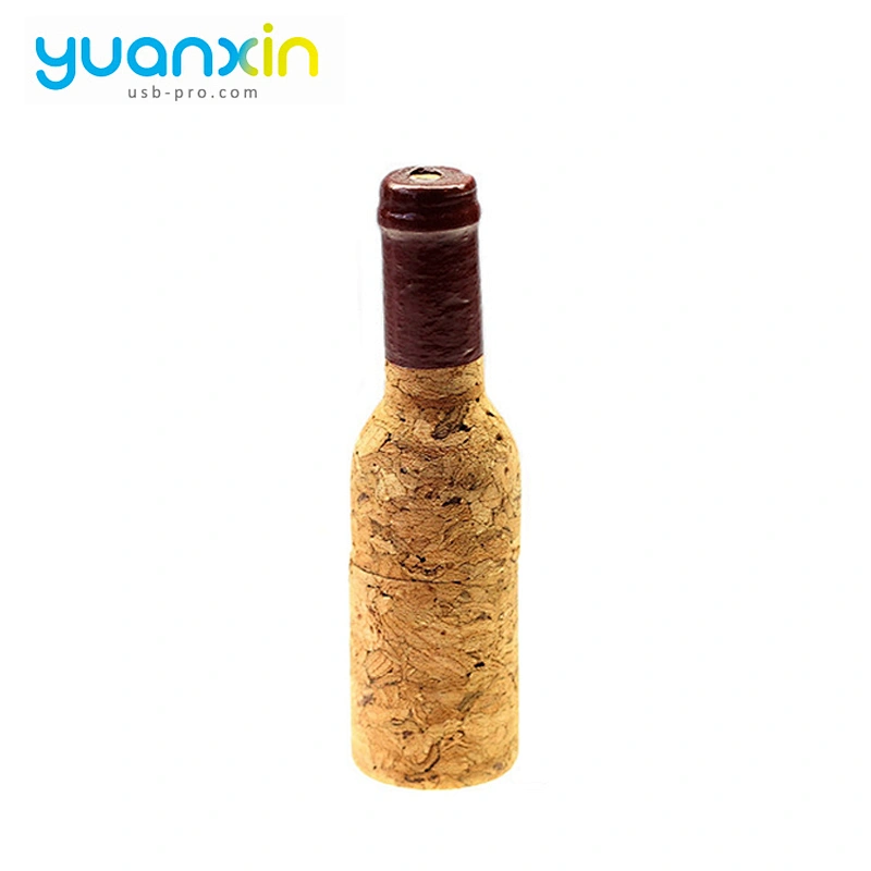 Bulk Wine Bottle Shape 2Gb Dollar Wooden Usb Flash Drive