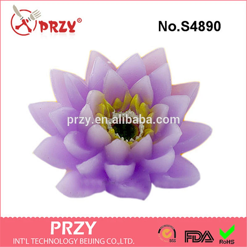 S4890 Flower 3D silicone soap mold silicone mold for soap handmade soap mold