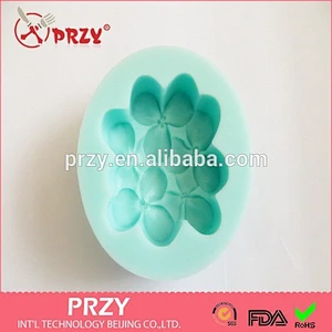 3 leaf flower modelling silicon 3D soap mold