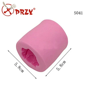 S041New design silicone rose 3d handmade soap molds