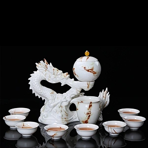 Chinese tea culture with dragon shape bottle tea pot set for company