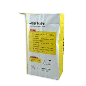 Customized kraft paper valve bags for 20kg cement with good quality