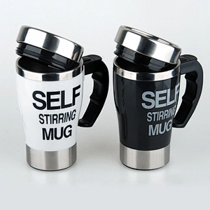 small auto mix tumbler, automatic stirring mug, auto coffee travel mug