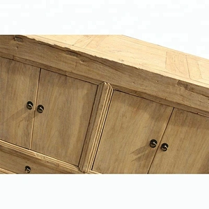 wholesale chinese antique rustic reclaimed elm wood storage buffet furniture