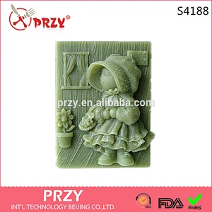 S4188 PRZY 2D Silicone Soap,Eco-friendly soap mold,hot sell mold