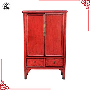 oriental chinese antique reproduction painted wardrobe bedroom furniture