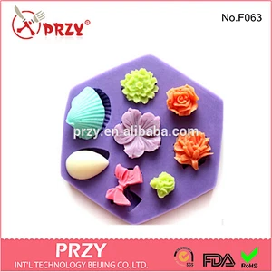 Cheap shell silicone fondant molds