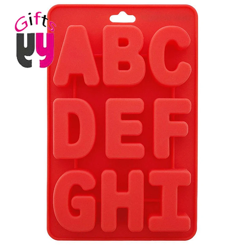 silicon mould cookie stencil alphabet silicone mold