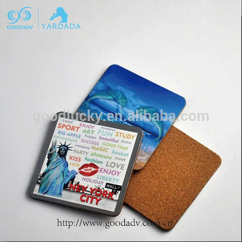 2018 Customized Cup Mat Cheap Beer Cork Wooden Coaster