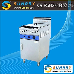 Hot selling high quality heavy duty 1 tank 2 basket 48L henny penny pressure chicken fryer gas machine