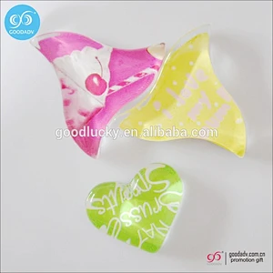 Shaped promotional glass fridge magnet supplier