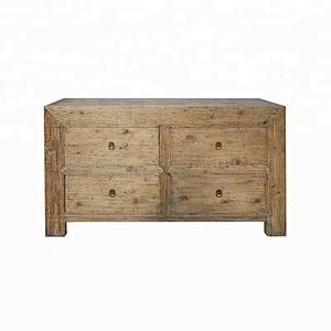 wholesale Chinese oriental rustic reclaimed wood buffet living room furniture