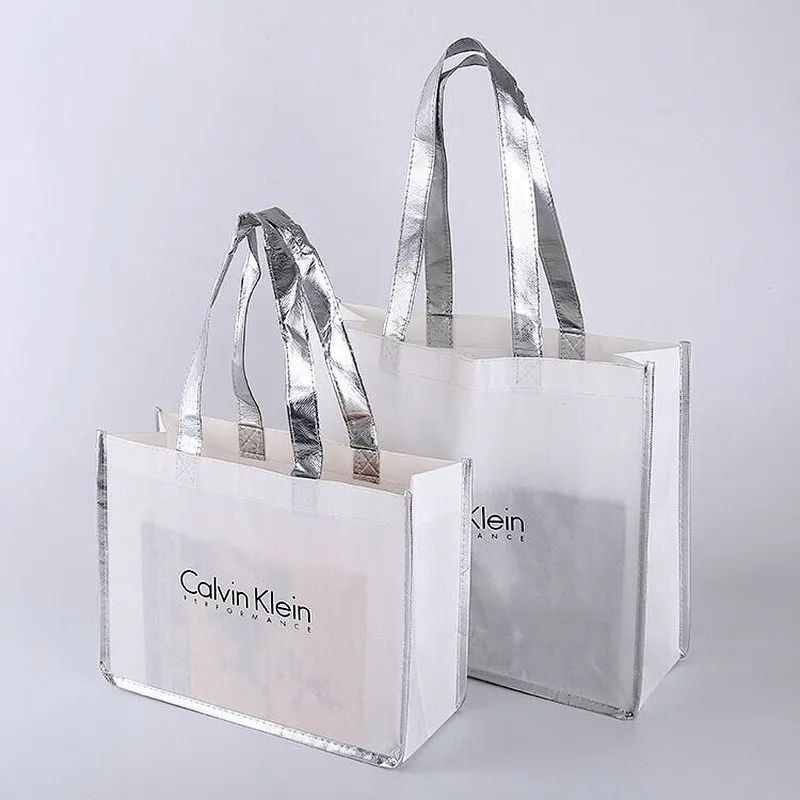 White rectangular silver handle shoe box wholesale