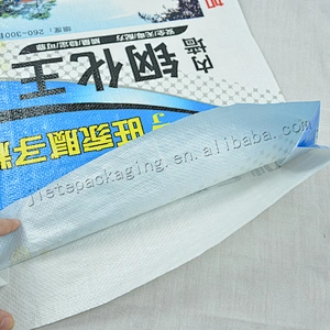 Factory sale plastic laminated pp woven wall putty 20kg bag for putty powder