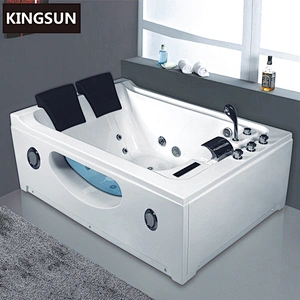 SPA Whirlpool Massage Bathtub Visual Hot Tub For 2 Persons indoor Hot Tub