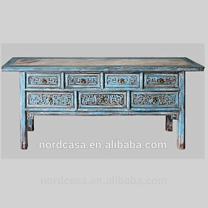 Chinese antique reproduction reclaimed wood vintage console table