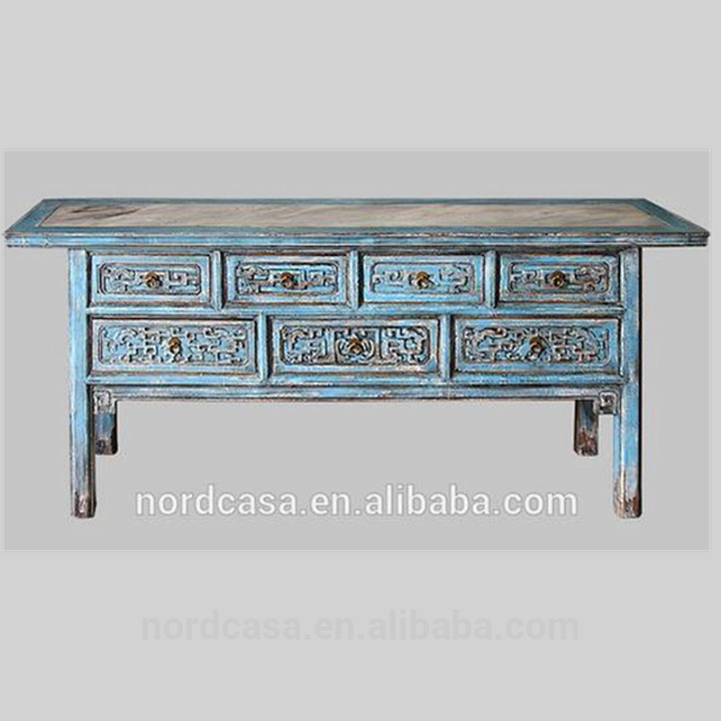 Chinese antique reproduction reclaimed wood vintage console table